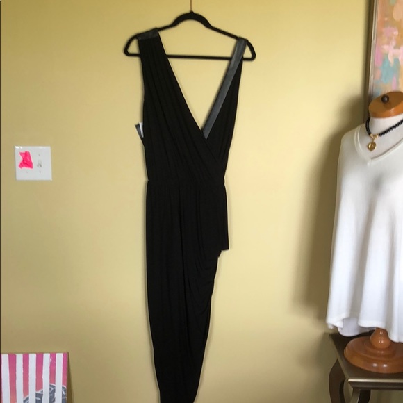 NWT Michael Kors Collection Black Dress Sz. 10 - Picture 5 of 10